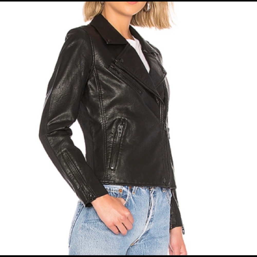 BLANK NYC Classic Black Moto Jacket